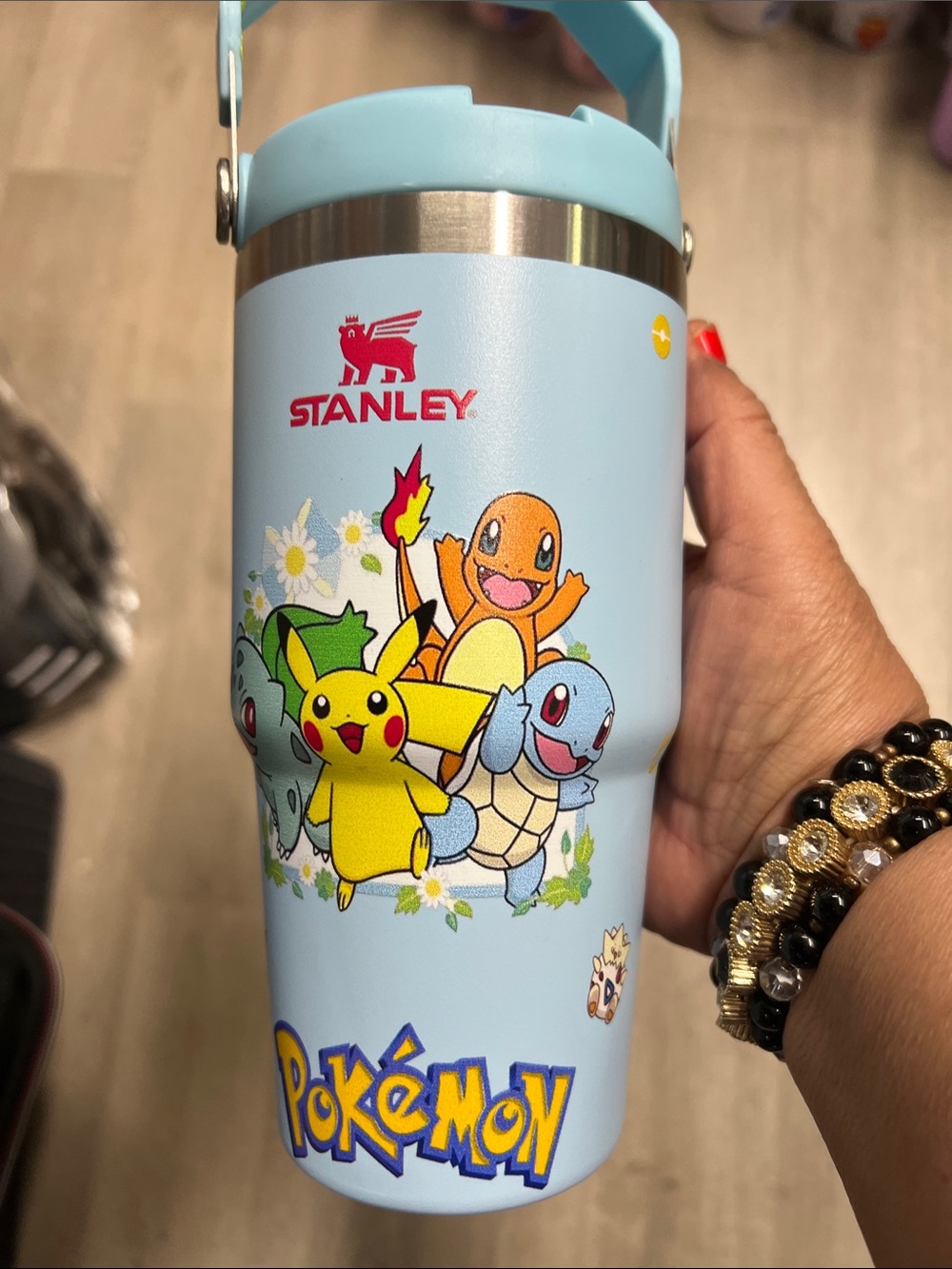 Tumbler with Pokémon characters